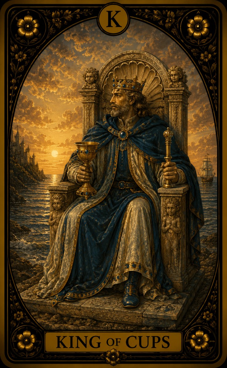 King of Cups tarot card