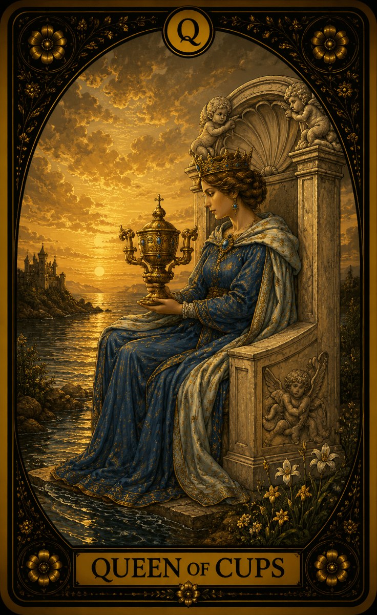 Queen of Cups tarot card