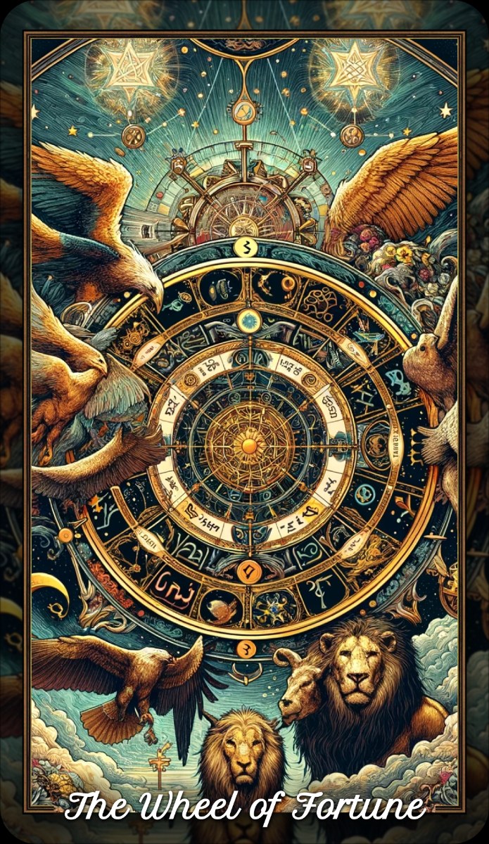 Wheel of Fortune tarot card