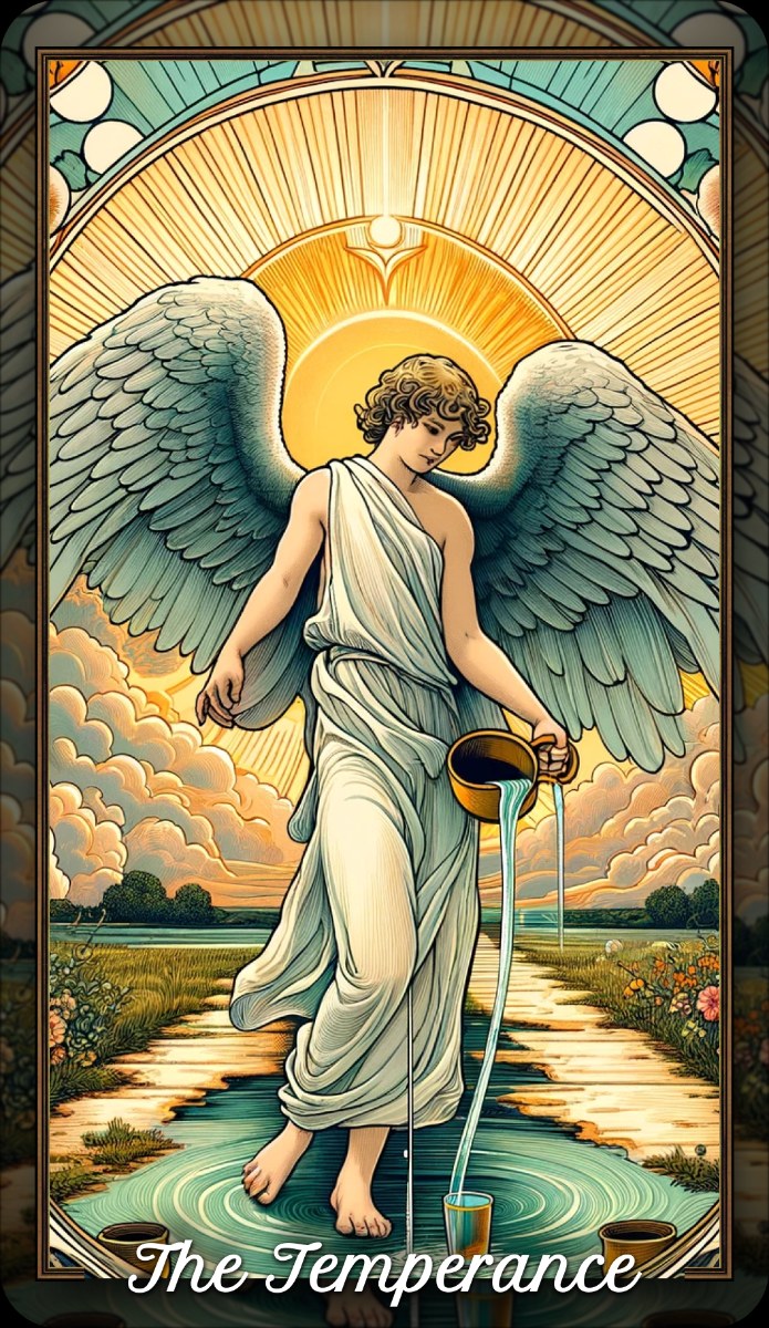 Temperance tarot card