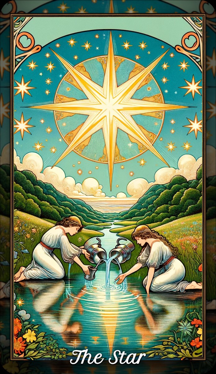The Star tarot card