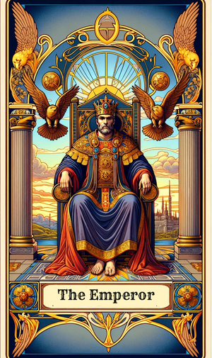 The Emperor tarot card