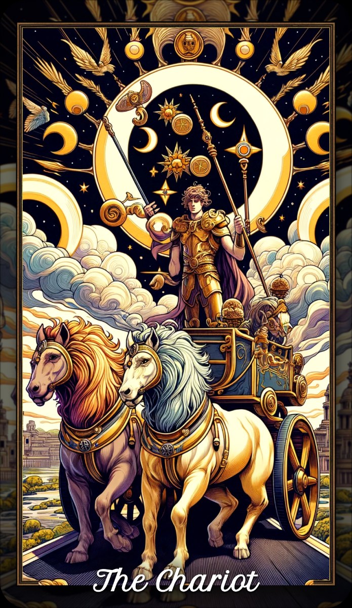 The Chariot tarot card