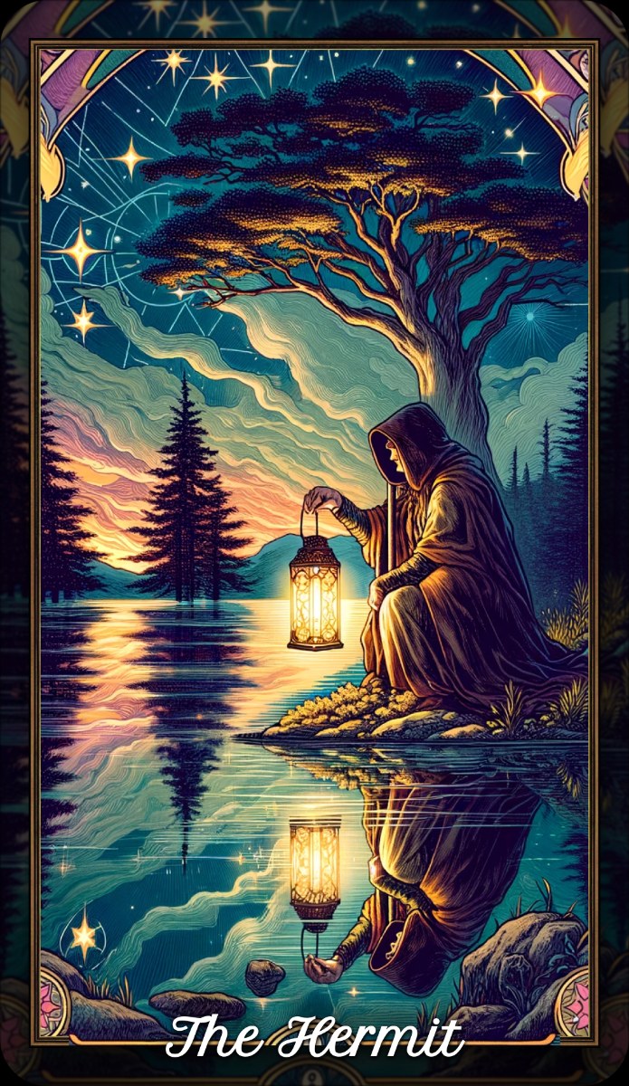 The Hermit tarot card