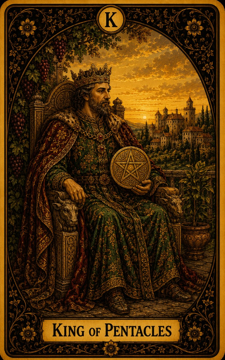King of Pentacles tarot card