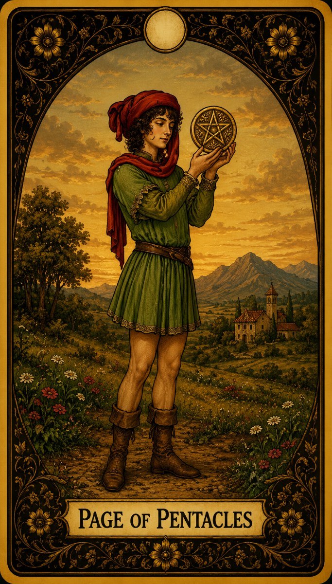 Page of Pentacles tarot card