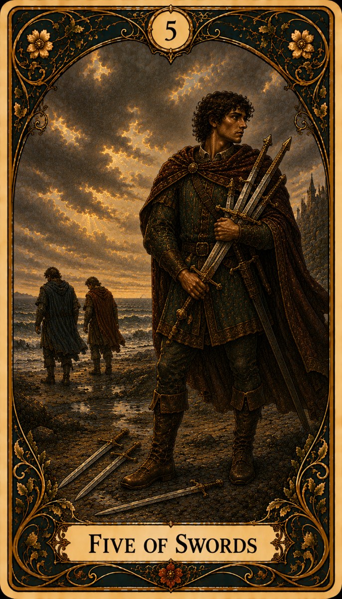 Five of Swords tarot card