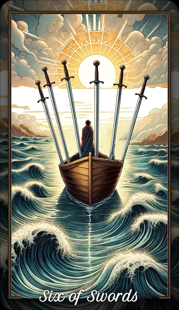 Six of Swords tarot card