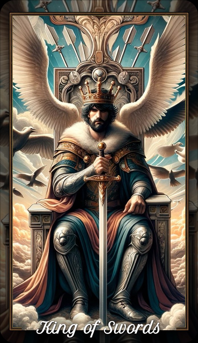 King of Swords tarot card